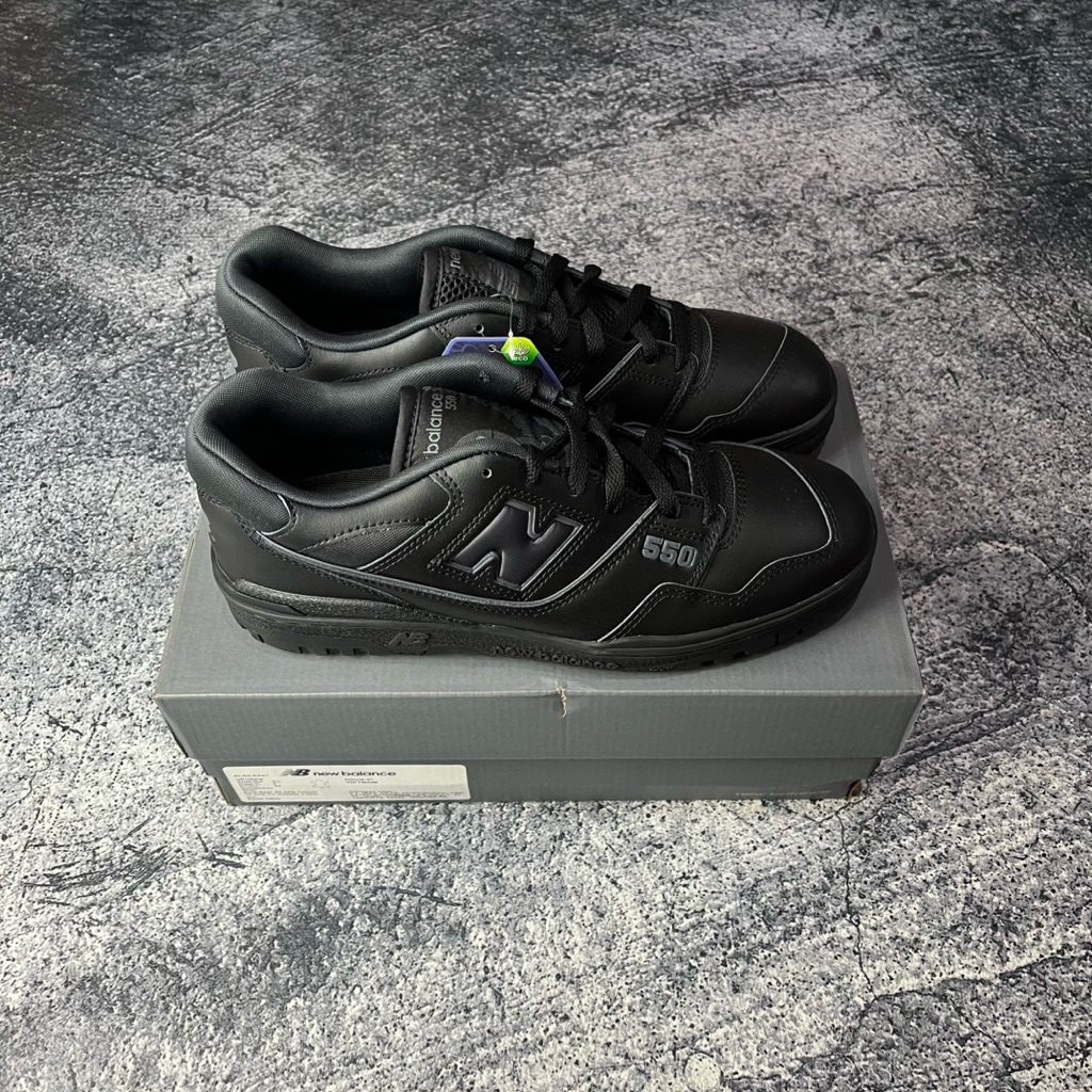 New Balance 550 Black Resmi PT MAP AKTIF