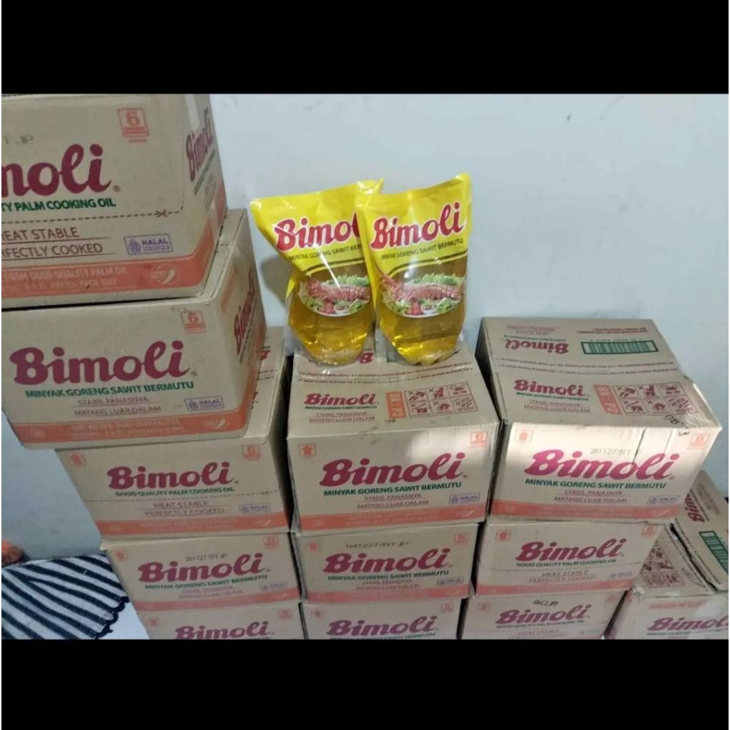 minyak goreng bimoli 2 liter (1dus isi 6 pcs)