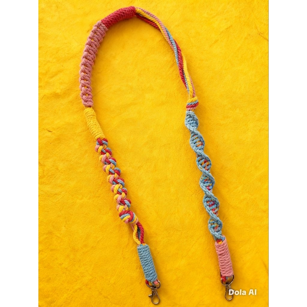 strap bag/ strapbag macrame READY