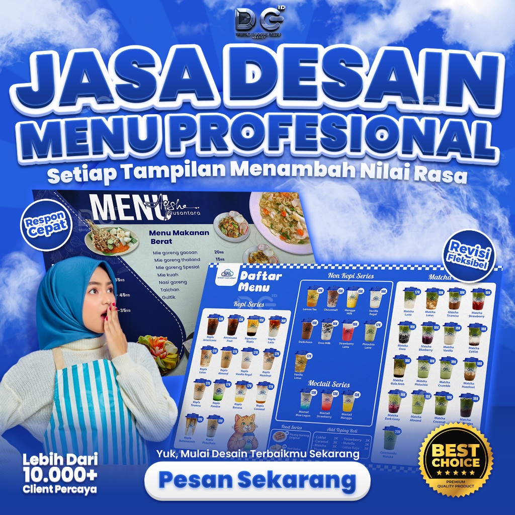 Jasa Desain Menu Makanan & Minuman Profesional | Menu UMKM, Cafe & Restoran – DC ID