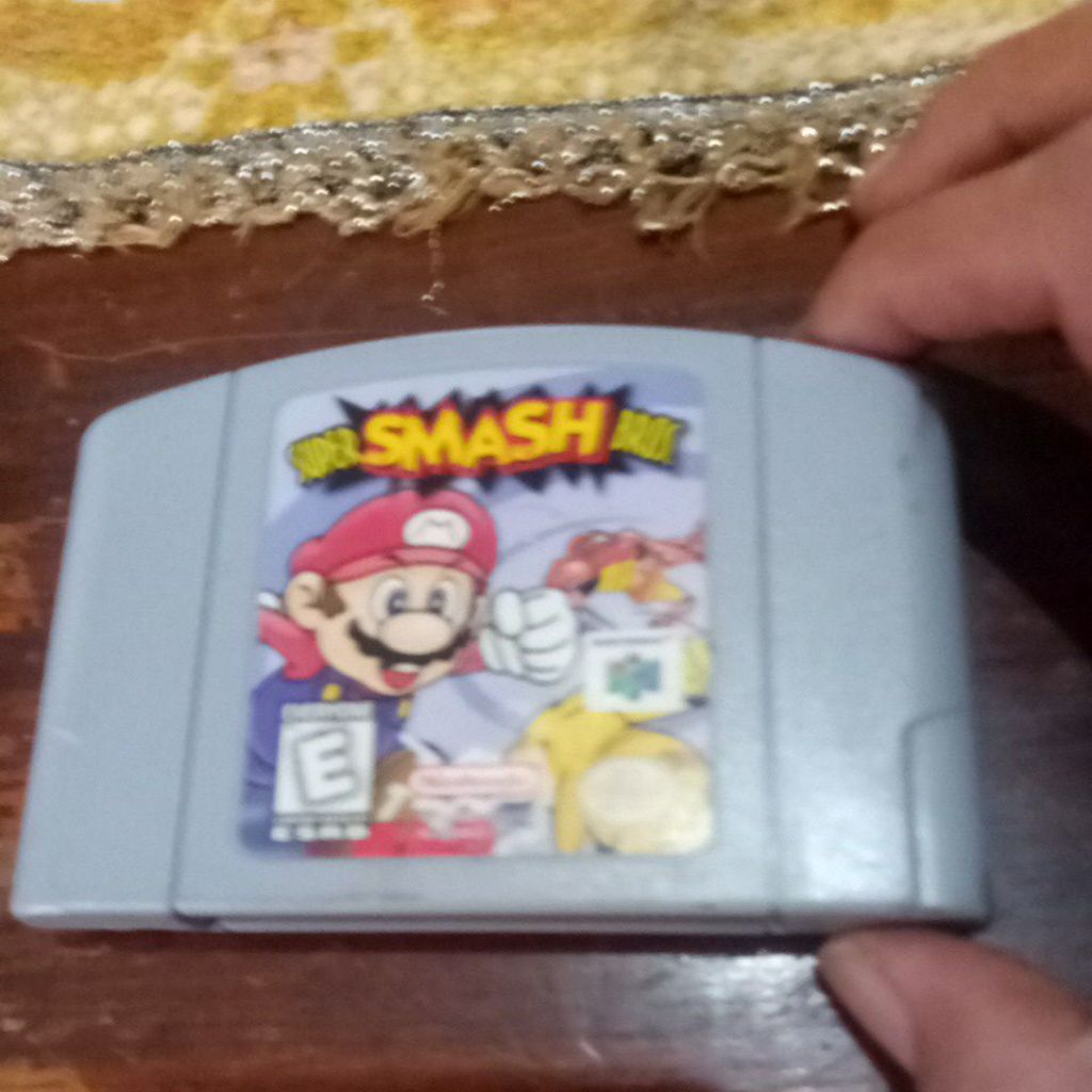 cardtridge nintendo N64 super mario bros splash pesanan