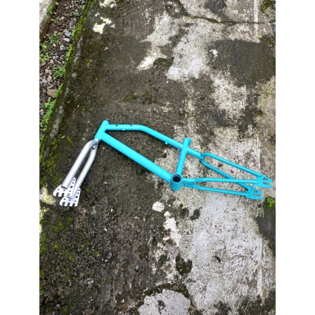 frame fork sepeda BMX 20 wimcycle metalizer