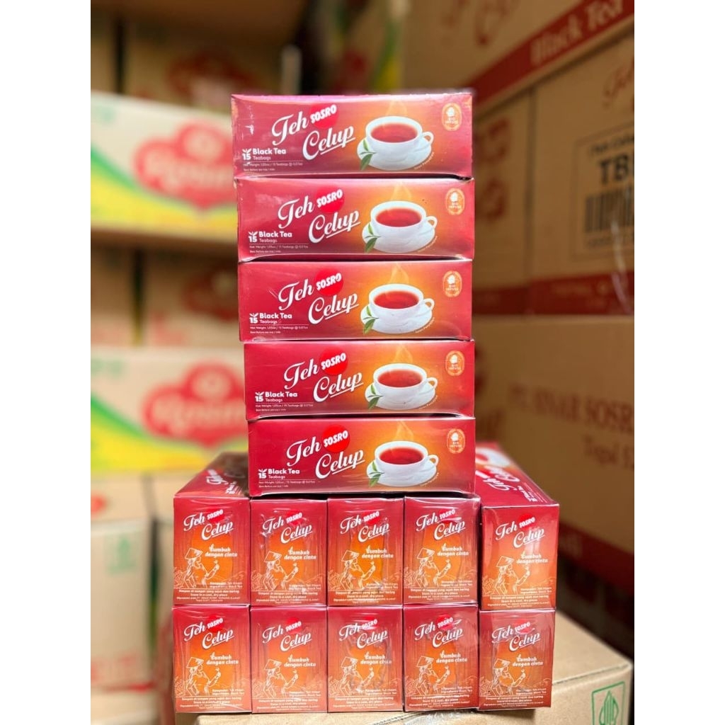 Teh Celup Sosro Perpak Isi 10dus teh (15's)