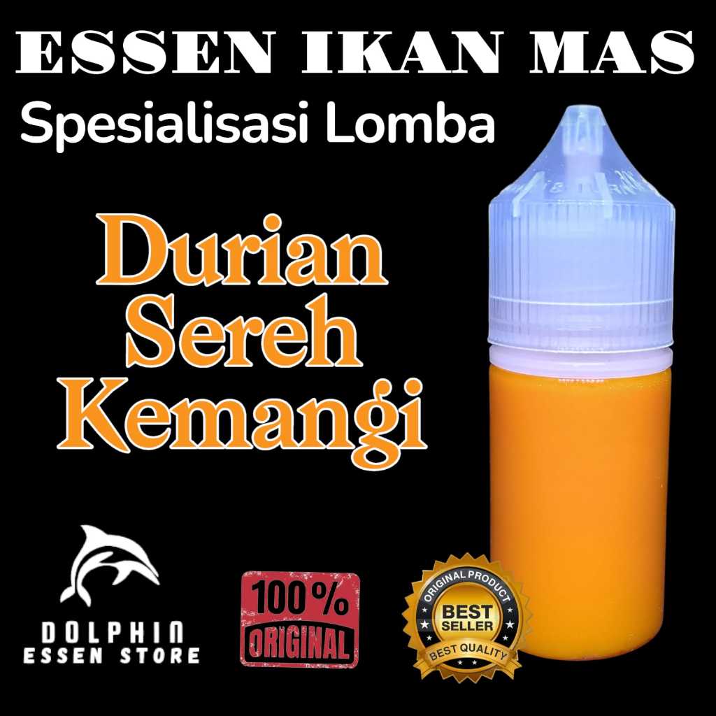 ESSEN IKAN MAS DURIAN SEREH KEMANGI UMPAN MANCING SPESIALIS LOMBA PALING GACOR