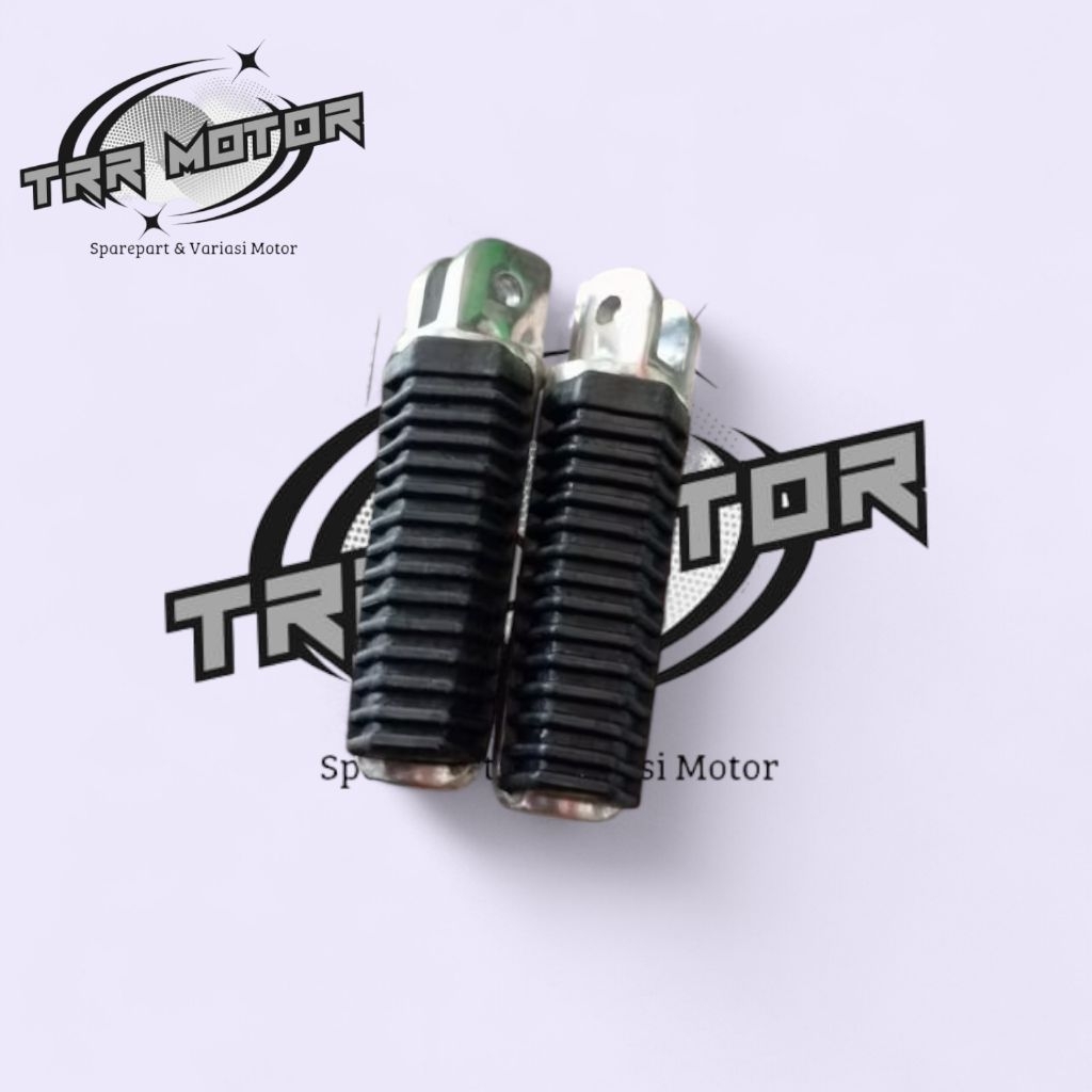 FOOTSTEP STEP PIJAKAN KAKI DEPAN MOTOR VIXION OLD NEW BYSON SCORPIO DLL KARET TEBAL
