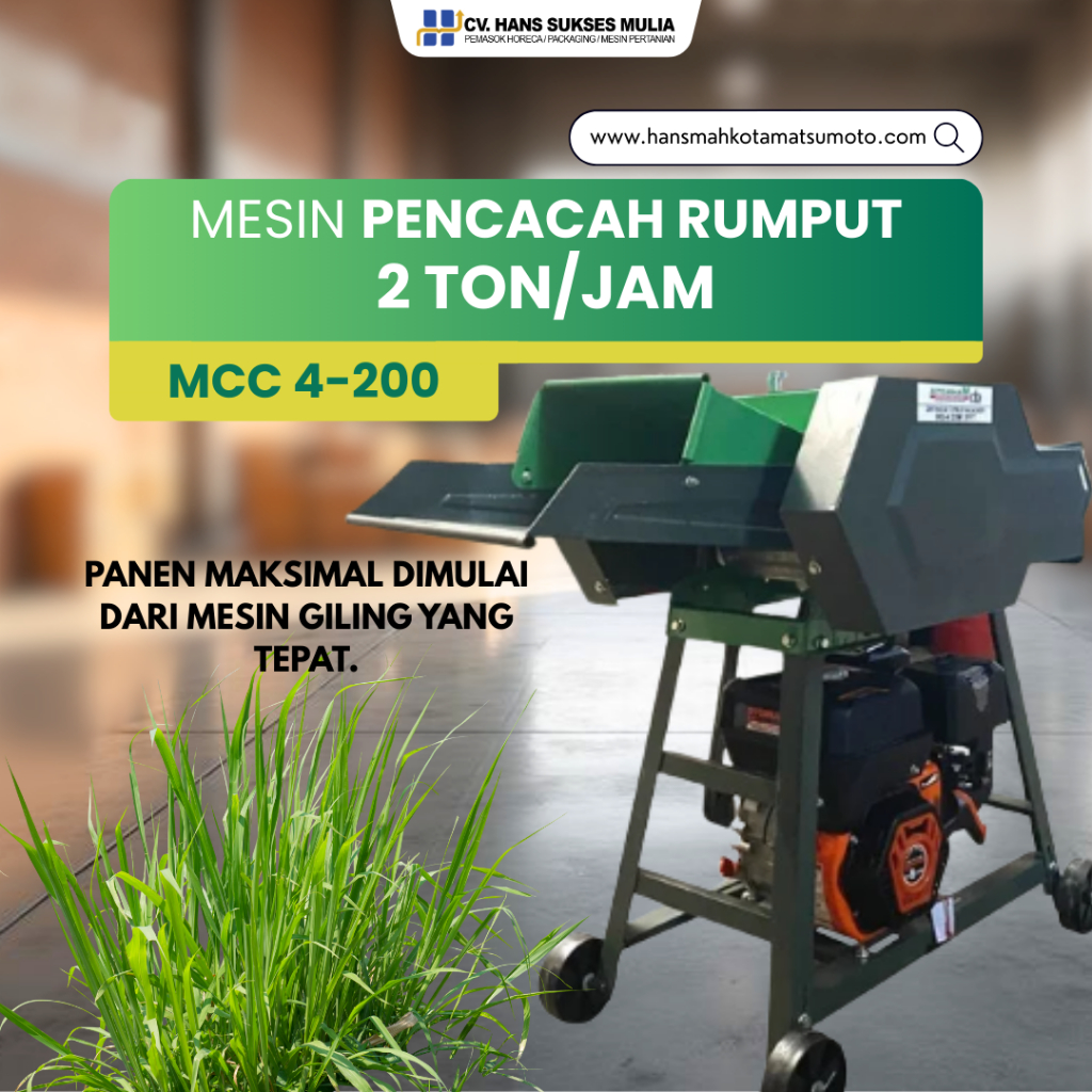 PENCACAH RUMPUT (MAHKOTA) MCC4-200