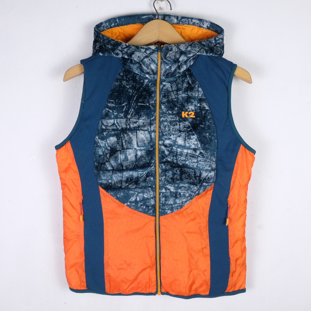 ROMPI K2 GOOSE DOWN PUFFER VEST BULU ANGSA VT81 SIZE S