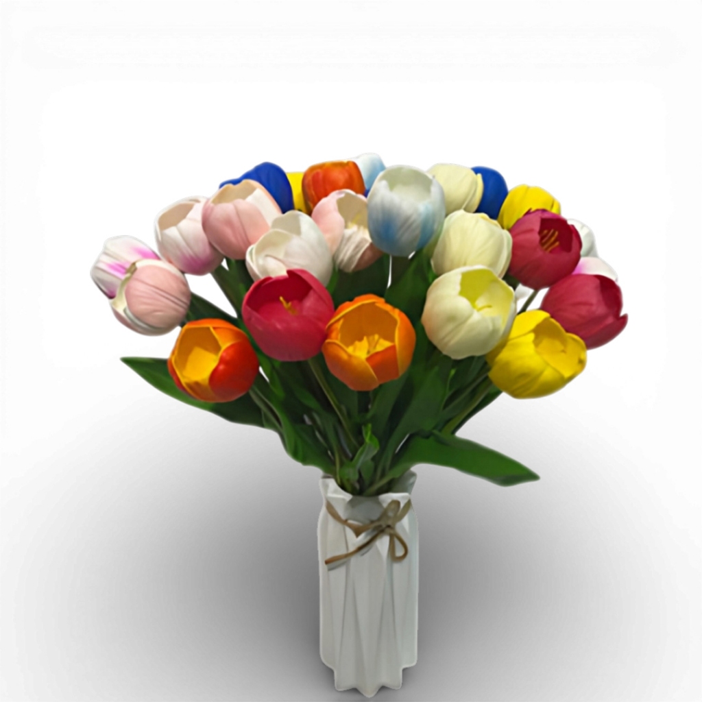 Bunga Tulip Latex  Jumbo Artificial Tulip Palsu Plastik Bunga Tulip Latex Premium / CZ-169L