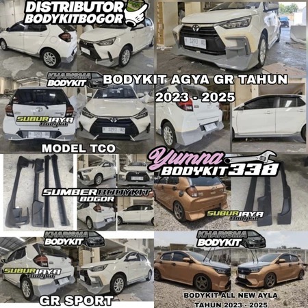 BODYKIT AGYA AYLA TAHUN 2023 - 2025 BODYKIT AGYA GR SPORT AGYA TCO BODYKIT ALL NEW AYLA 2023 - 2025