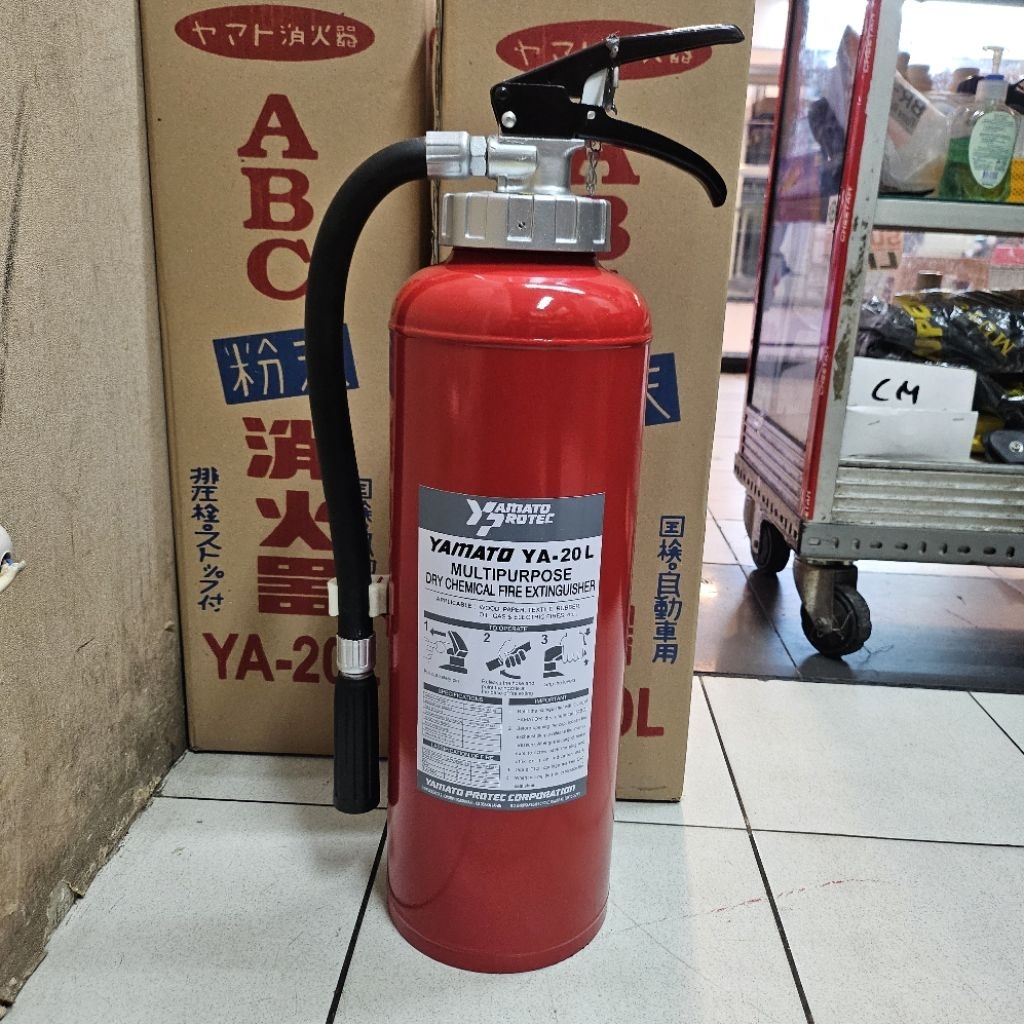 Tabung Apar Pemadam YAMATO YA20L 6KG - APAR YAMATO ABC DRY CHEMICAL 6KG