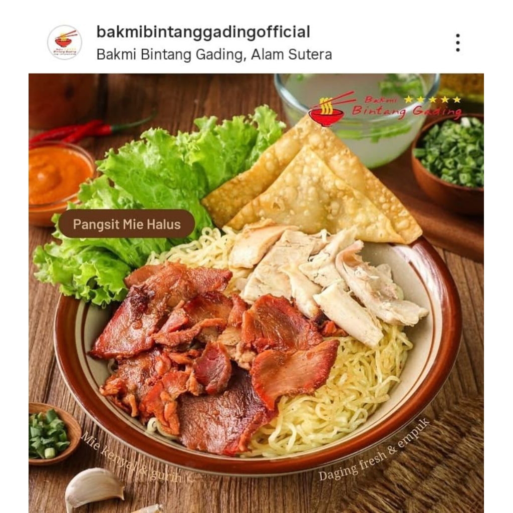 BAKMI BINTANG GADING FROZEN BAKMI UJUNG PANDANG FROZEN PANGSIT MIE UJUNG PANDANG PANGSIT MIE BINTANG