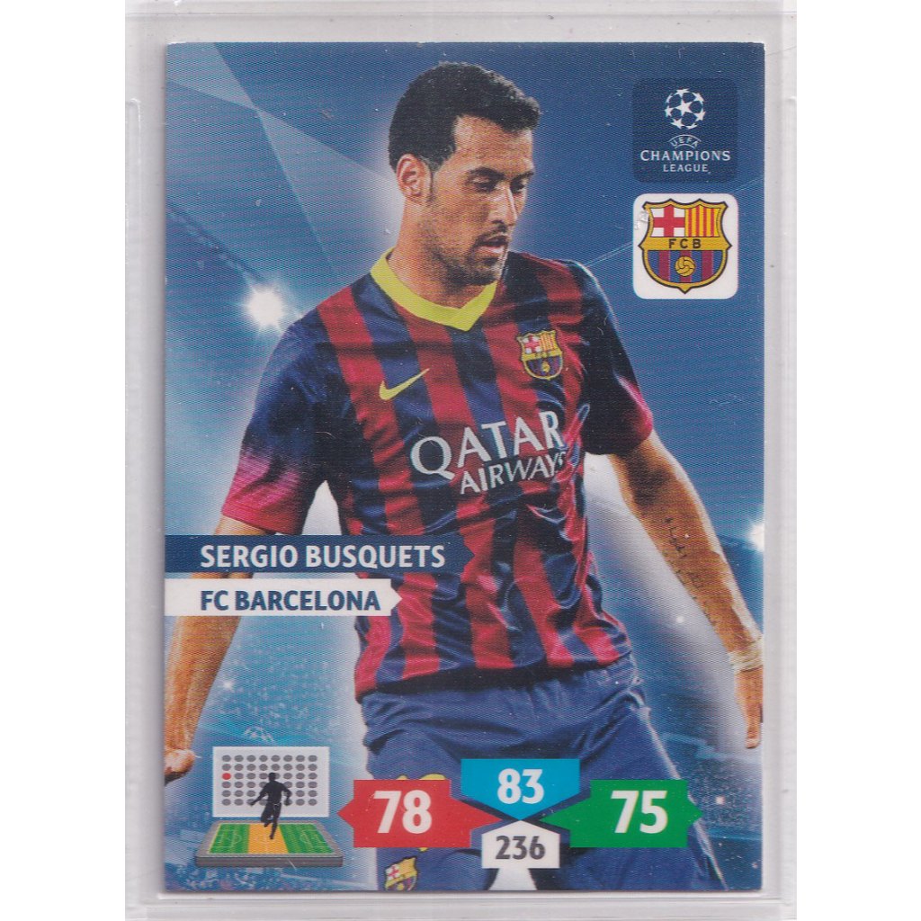 2013-14 Panini Adrenalyn XL UEFA Champions League #_SEBU Sergio Busquets