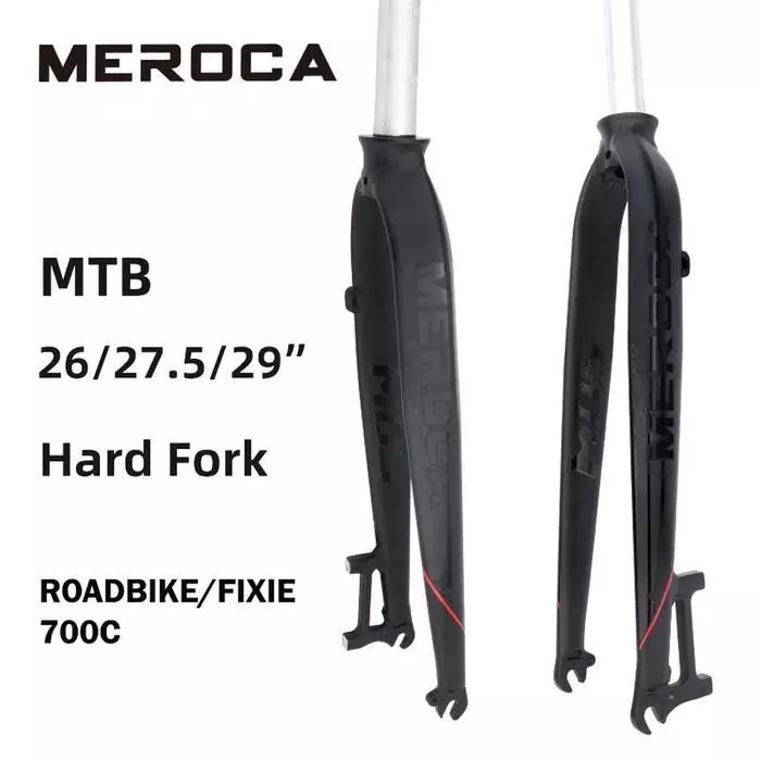Meroca M05 Fork Rigid Disc Brake Sepeda MTB 26 27.5 29 inch Roadbike 700c Alloy