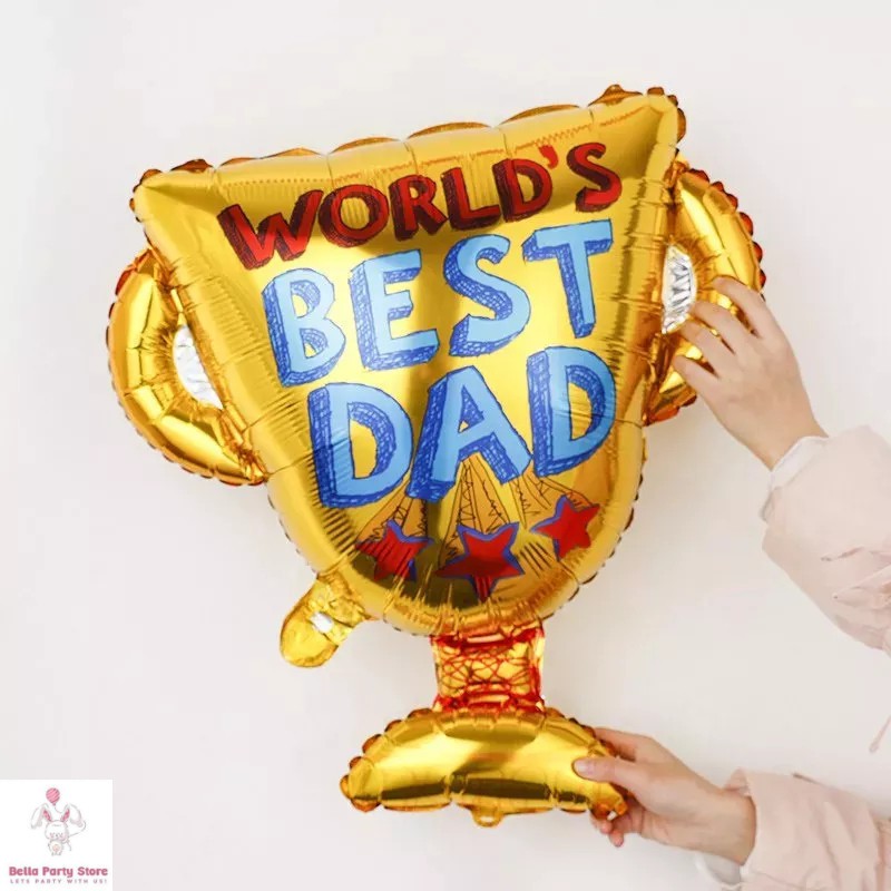 balon foil karakter best dad hari ayah ulang tahun bapak ayah kado ultah papa kado ulang tahun papa
