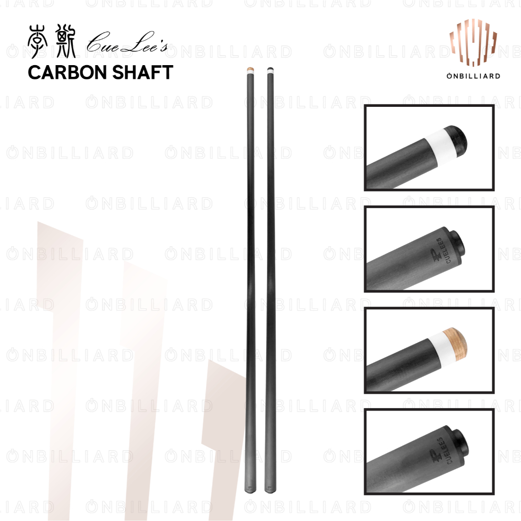 CUELEE'S CP Carbon Shaft Only Cue Low Deflection Cuelees Shaft Only Billiard Cue lees