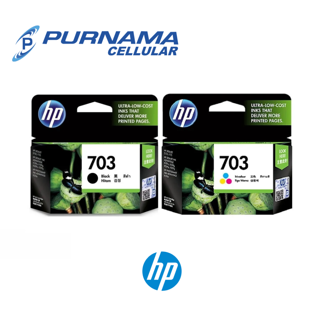 Cartridge HP 703 Untuk Printer HP DeskJet D730 / F735 - DeskJet Ink Advantage K109a / K109g / K209a 