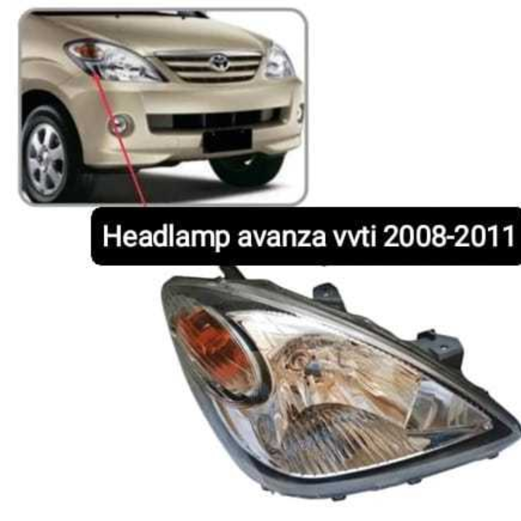 HEADLAMP Lampu Depan Mobil AVANZA XENIA VVTI 2008 - 2011 Kanan kiri