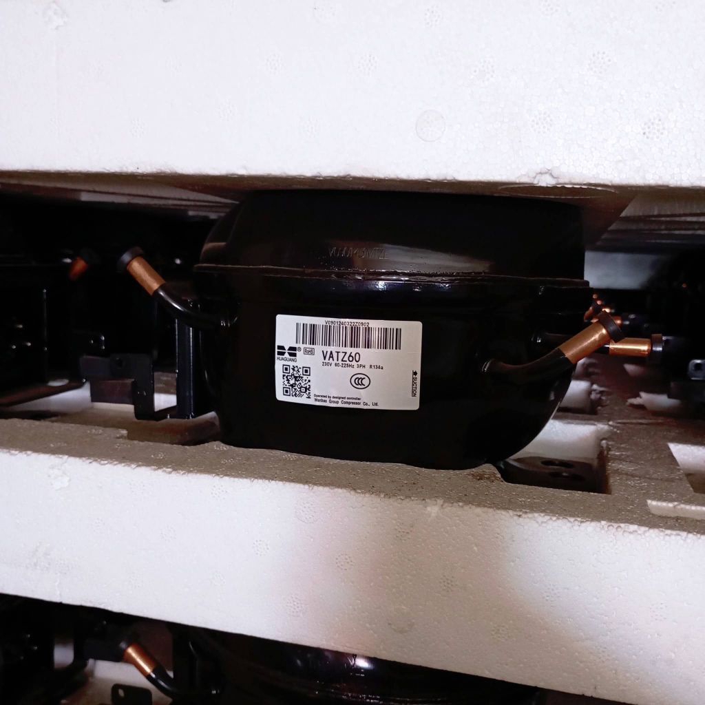 Kompresor Kulkas Aqua 2 Pintu INVENTER VATZ60 Original / Kompresor Kulkas Aqua 2 Pintu Inventer