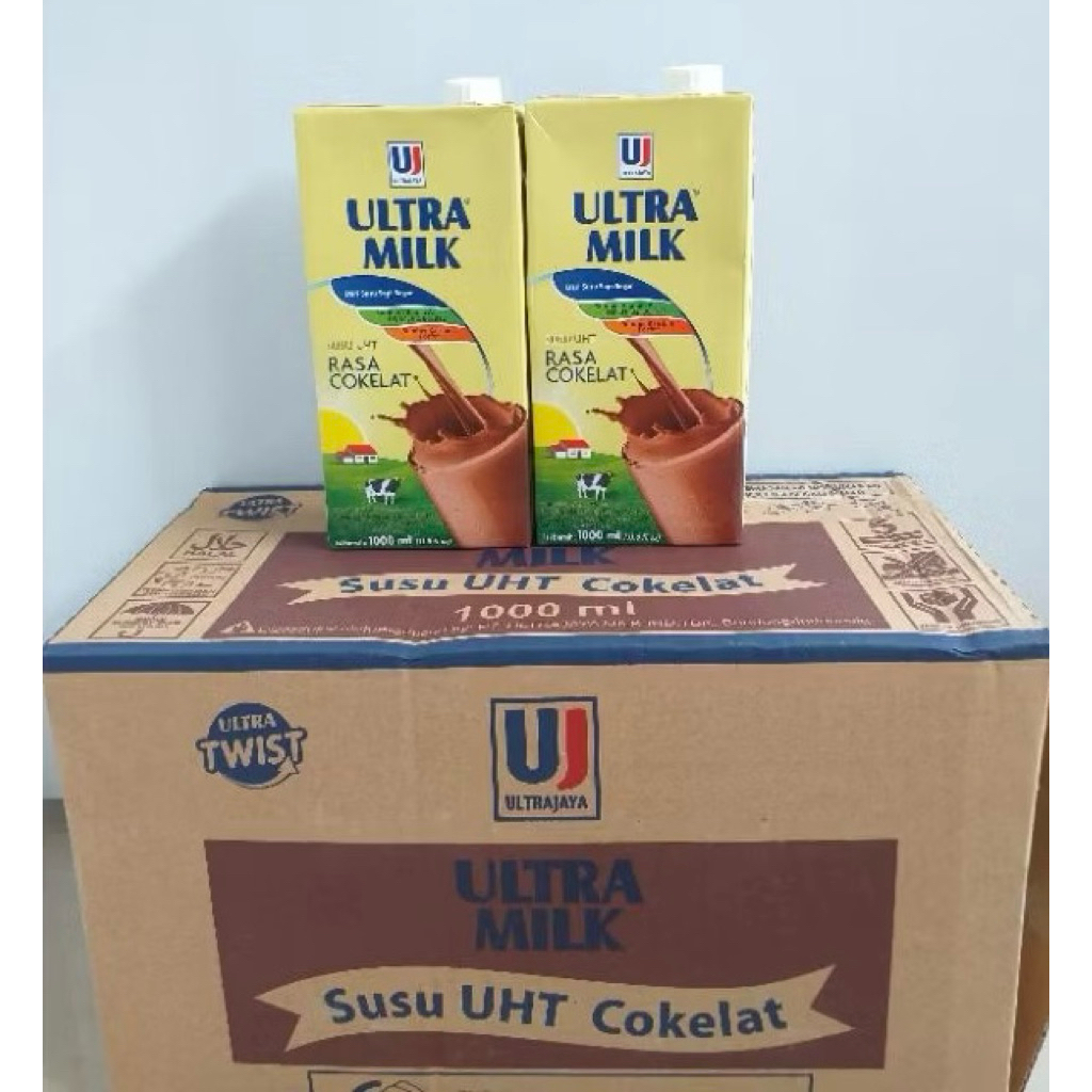 SUSU UHT ULTRA MILK 1000ML/1LITER ISI 12 PC 1 DUS/KARTON