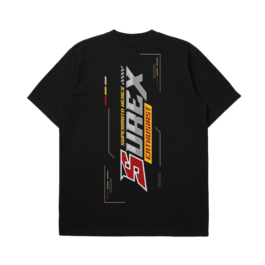 Kaos Surex Enthusiast Supermoto Herex Crf Klx Dtracker Baju Racing Supermoto T Shirt Racing Surex Su