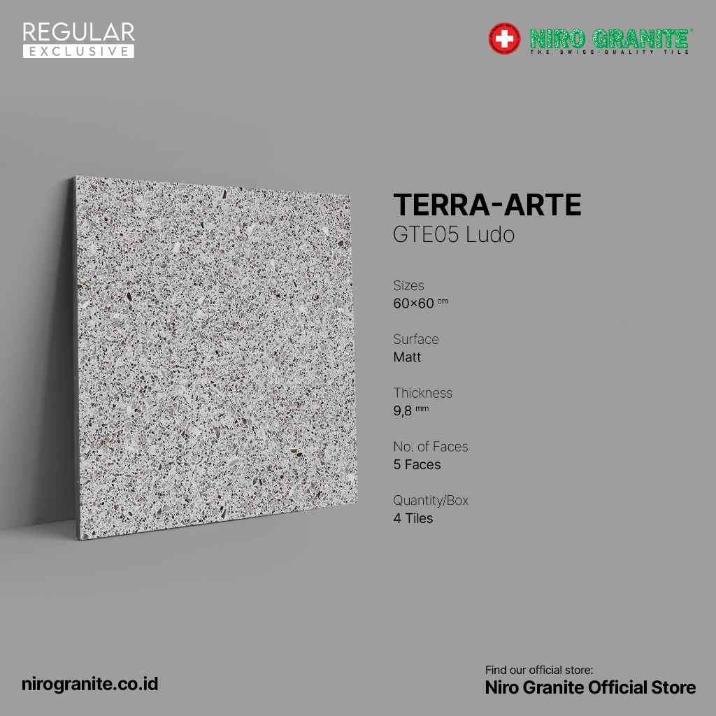 NIRO GRANITE 1st Grade - Terra Arte GTE05 - Matt - 60 x 60