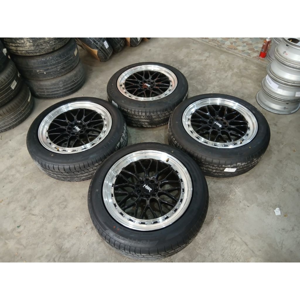 Velg Mobil Second HSR SIGI Ring 19 pcd 5x108/120 Et40 + Ban 225 55 R19