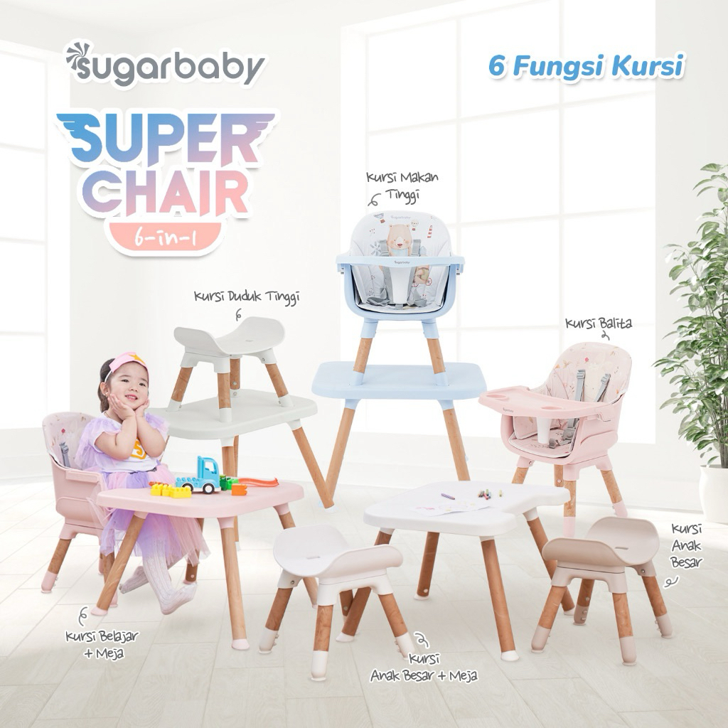 PRELOVED sugar baby super chair 6in1