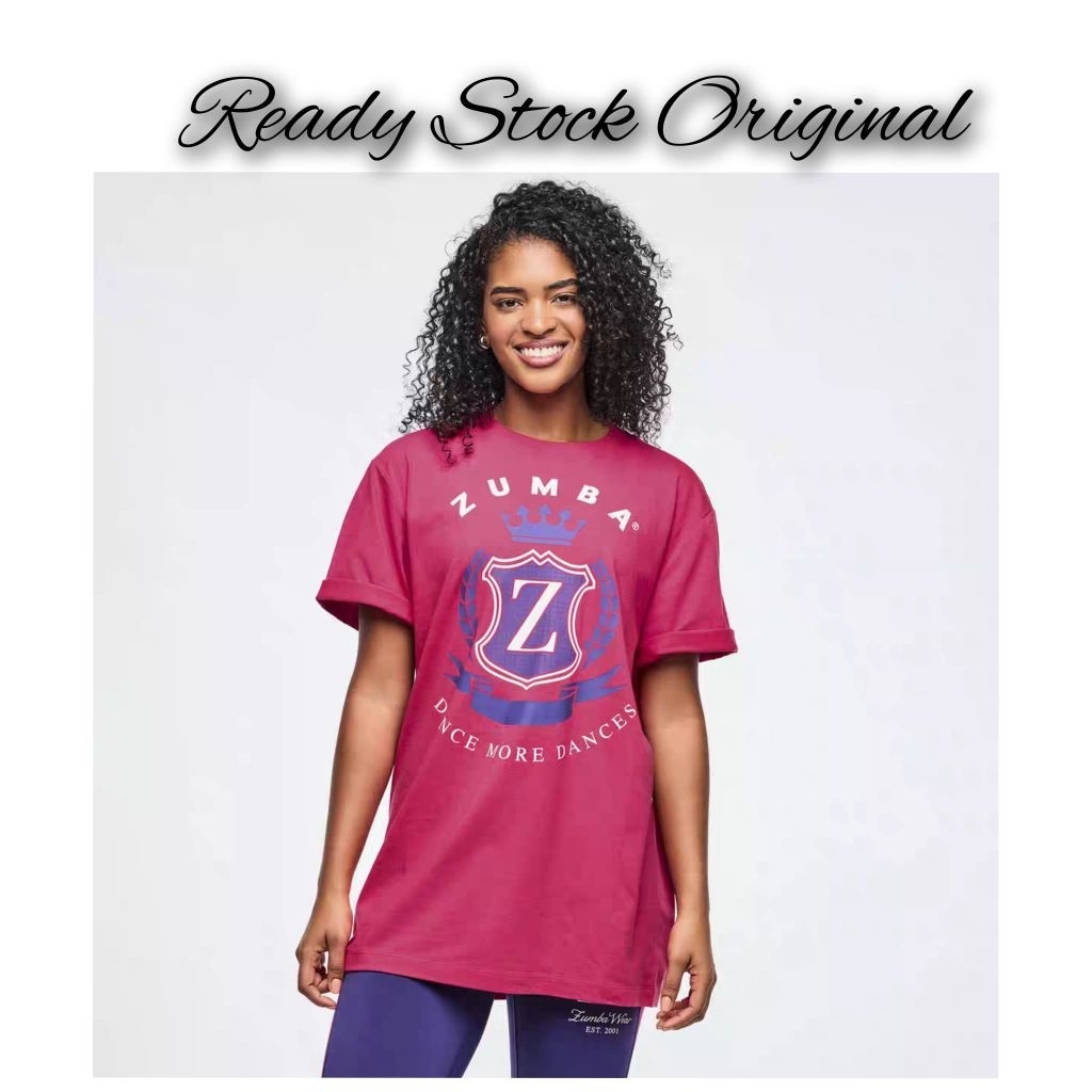 ORIGINAL ZUMBA WEAR...READY STOCK SIAP KIRIM ZUMBA WEAR ORIGINAL TSHIRT TOP