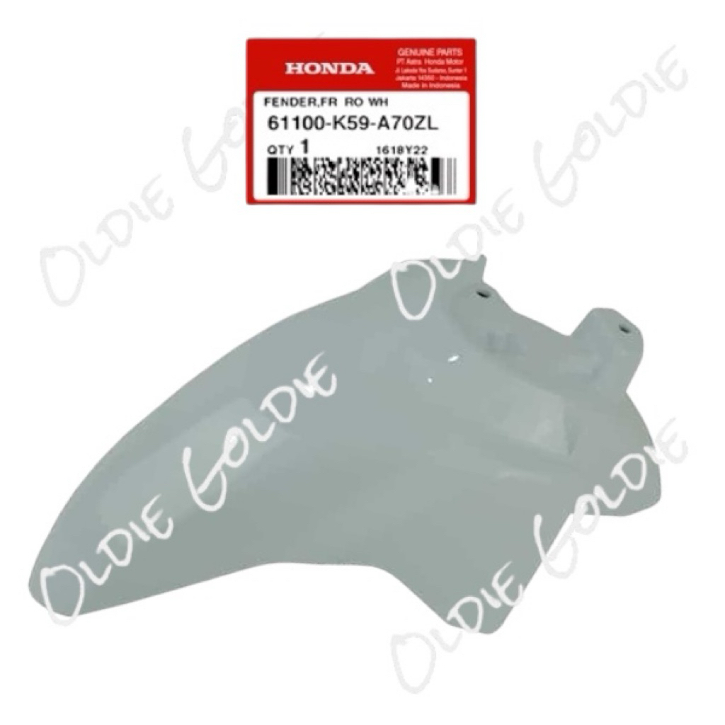 61100-K59-A70ZL Spakbor Depan Putih Honda Vario 150 eSP K59J