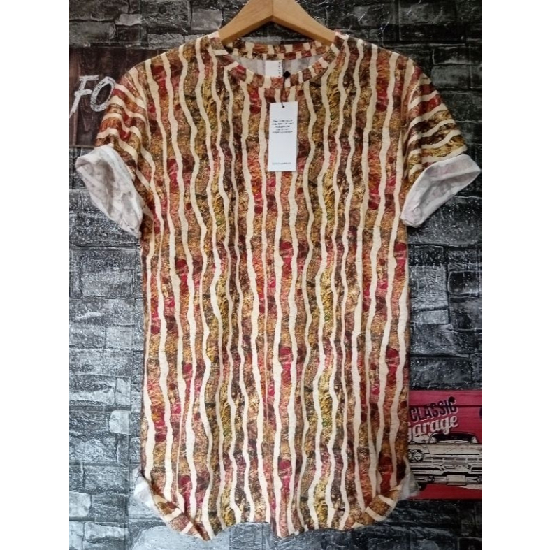 Kaos Motif Batik Pria Wanita Lengan Pendek