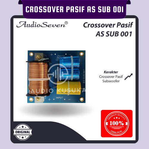 CROSSOVER PASIF AUDIO SEVEN AS SUB 001 SUBWOOFER IMPORT ORIGINAL