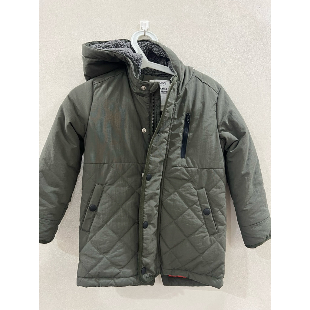 PreLoved Jaket Hoodie Winter anak MARK & SPENCER ORI (size 5-6Y)