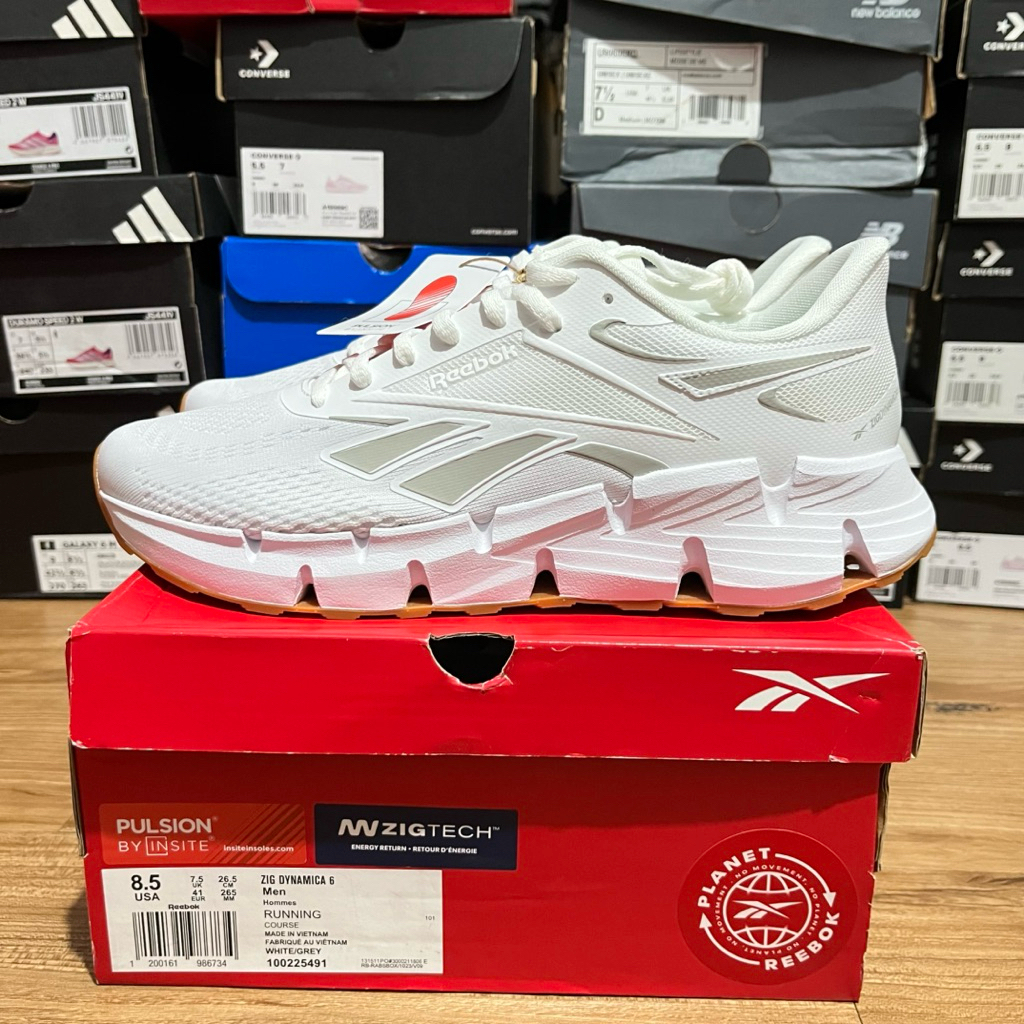 Reebok Running Zig Dynamica 6 White Resmi