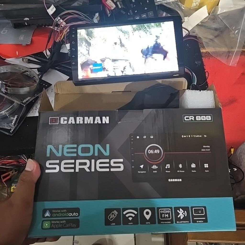 android carman 9inch bisa tv
