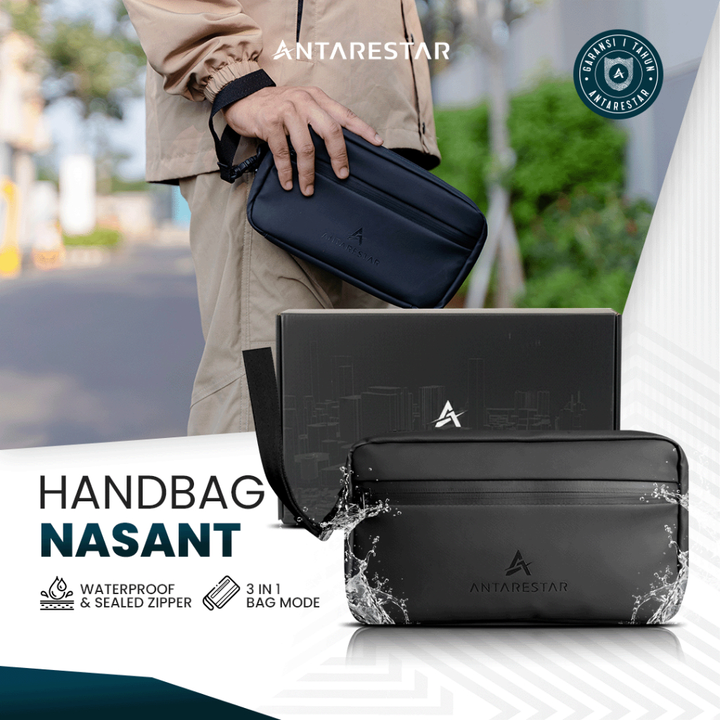 ANTARESTAR Official - Handbag Nasant Clutch Bag Pria Wanita Waterproof Outdoor Tas Tangan Pria Wanit