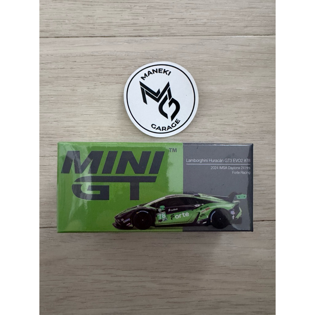 MiniGT Lamborghini Huracan GT3 Evo2 IMSA Forte Racing