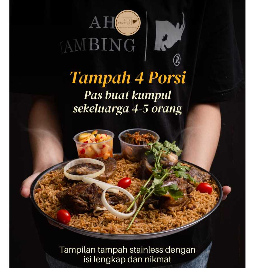 Hampers Nasi Kebuli/Mandhi Tampah 4 Porsi