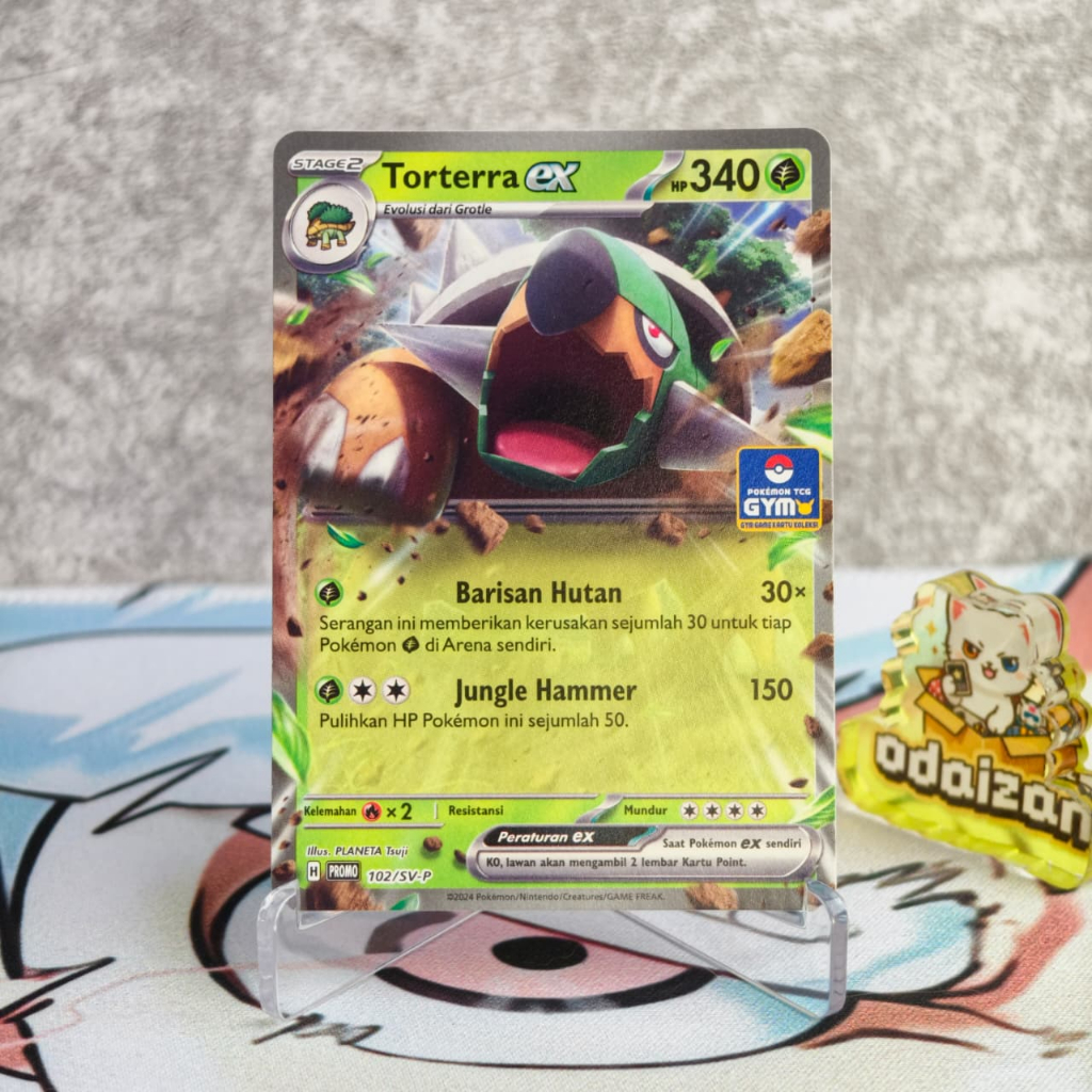 Torterra EX 102/SV-P Promo GYM ID Kartu TCG Pokemon