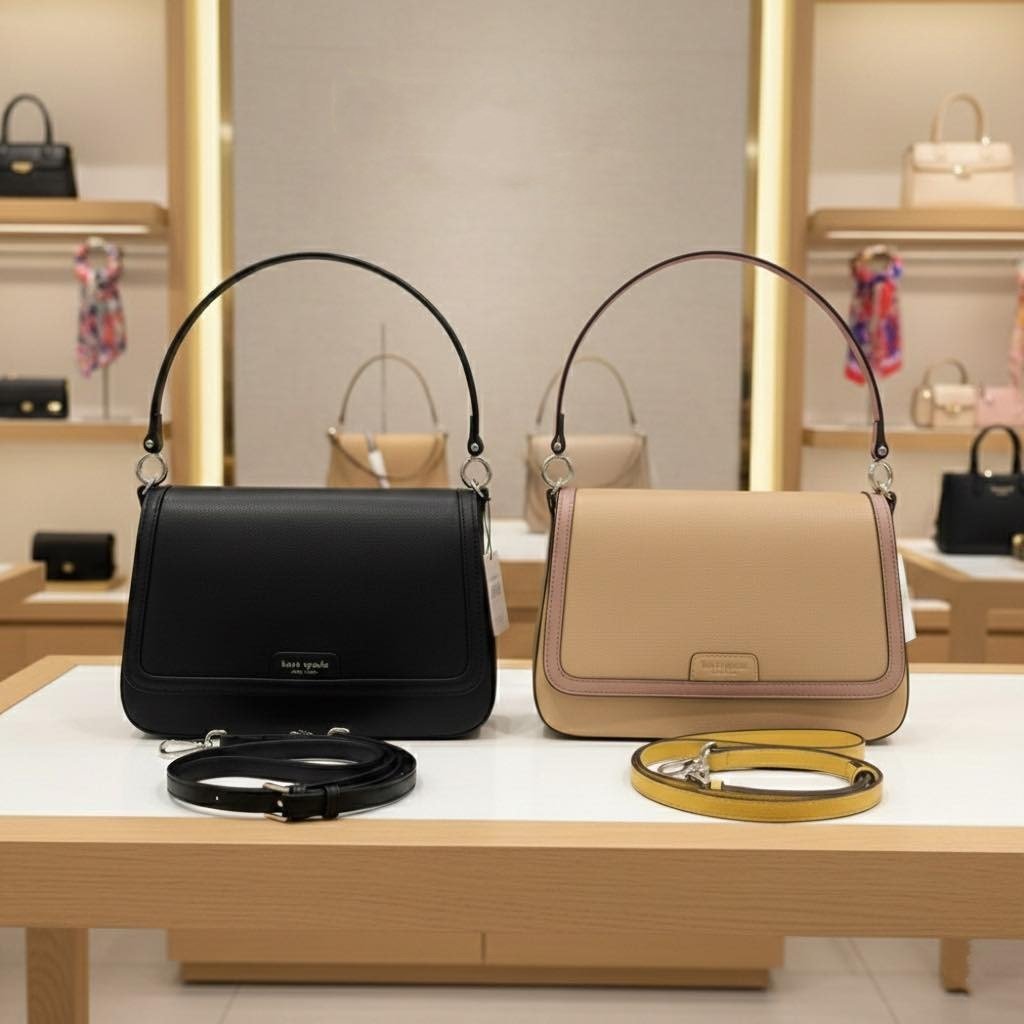 KS Hudson Flap Shoulder Bag Tas Slempang Wanita 2307 (28X8,5X18)