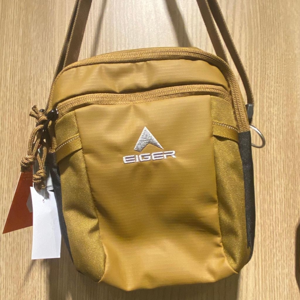EIGER1989 Tas Selempang Original Kanawa Brown.