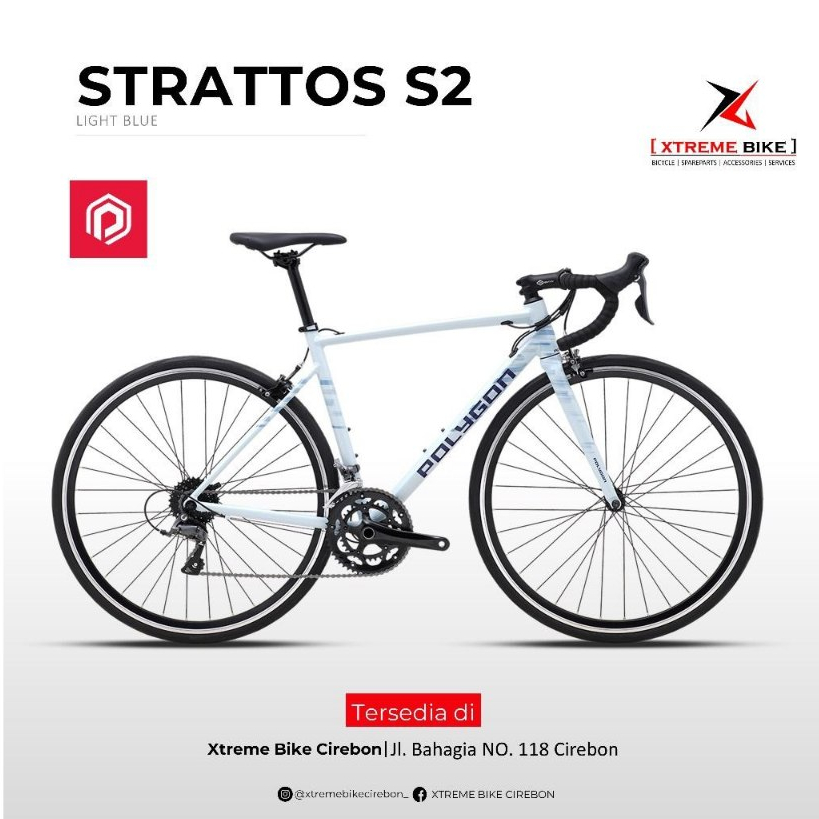 Sepeda Road Bike Polygon Strattos S2 - Sepeda Balap