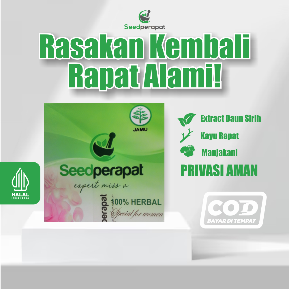 SEED PERAPAT MISS V Obat Jamu Merapatkan Rapat Perapet Miss V Kewanitaan Vagina Permanen COD