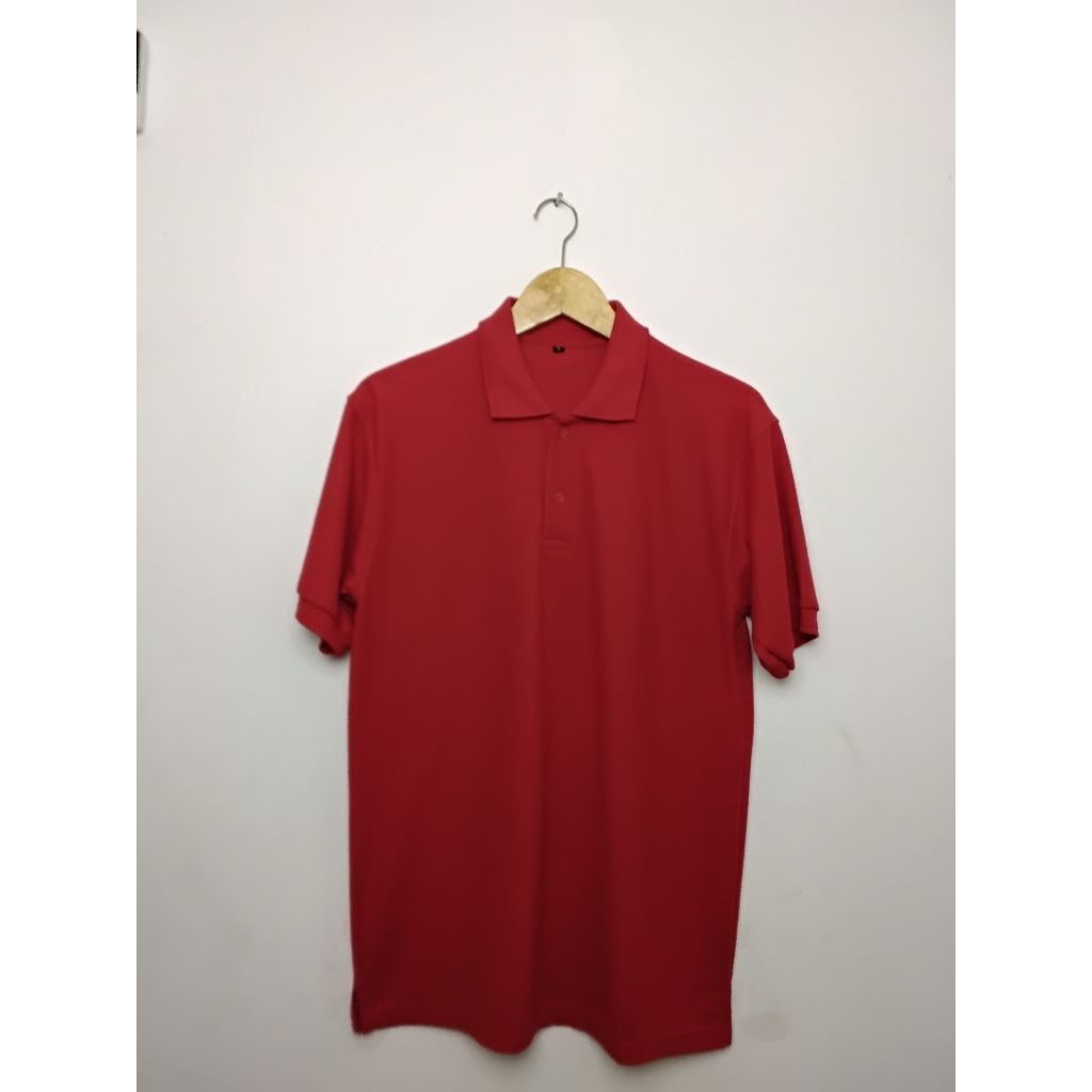 T-SHIRT POLO MERAH CABE