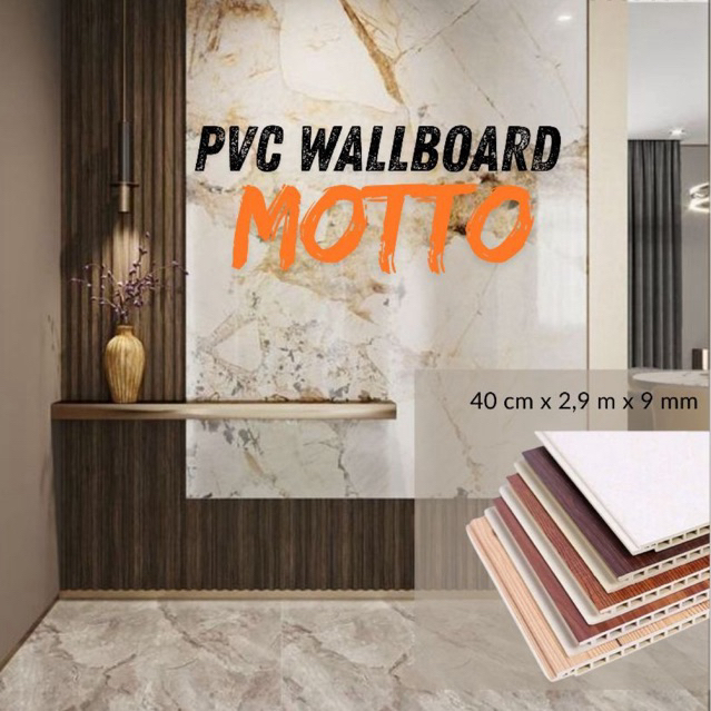 WALLBOARD MOTTO MOTIF MARMER