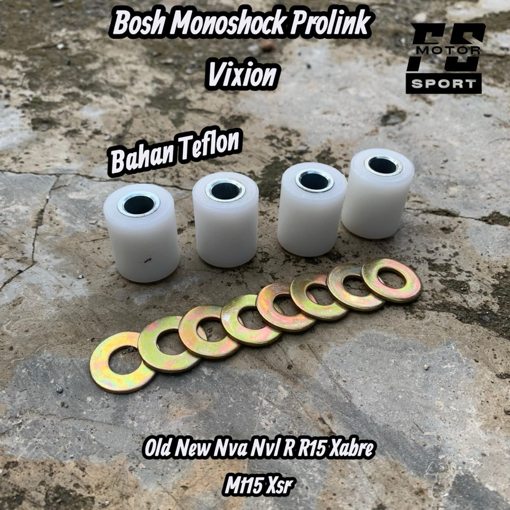 Bosh Monoshock Prolink Segitiga Vixion Pengganti Bearing Ori Bahan Teflon PNP Vixion Old