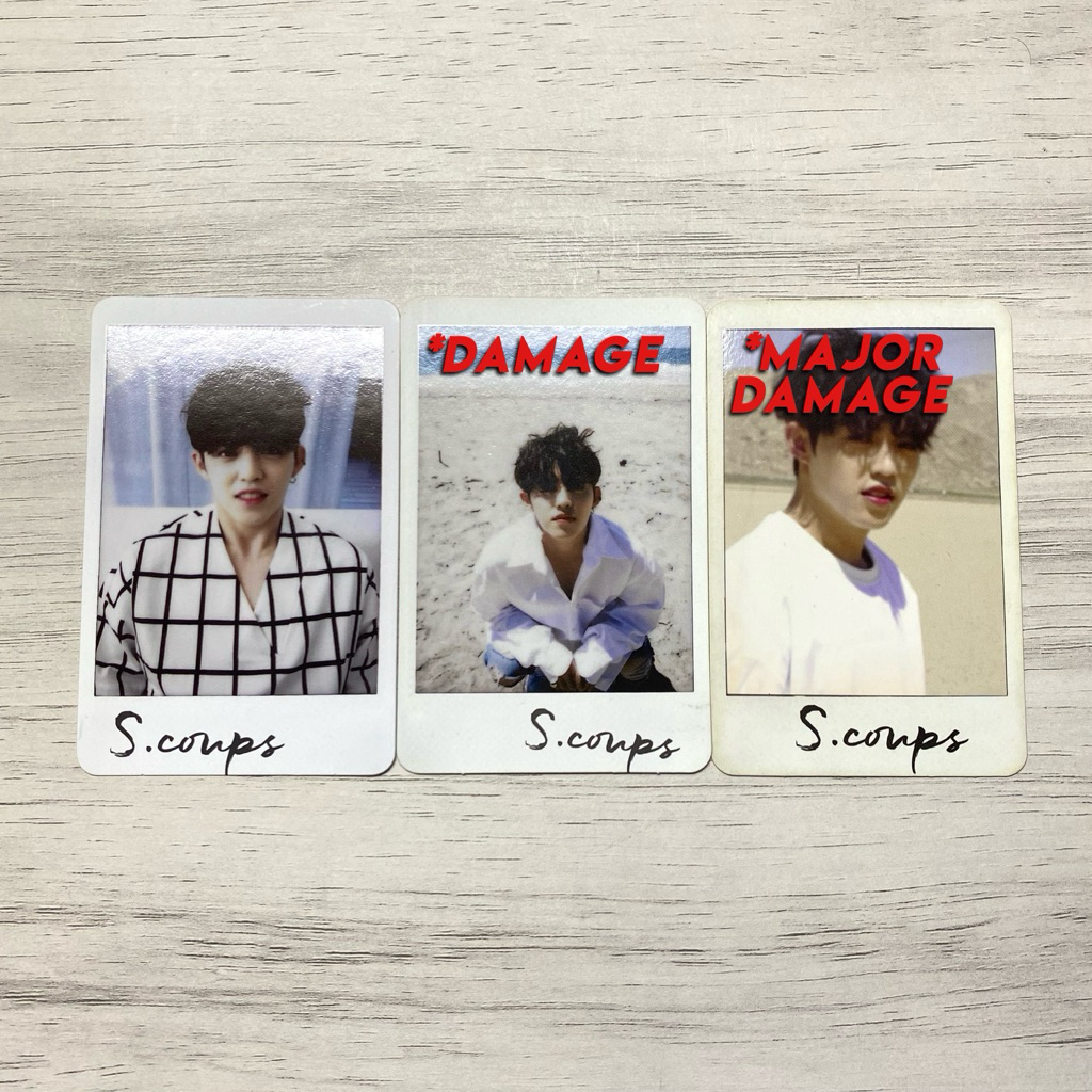 [clearance sale | baca deskripsi] photocard seventeen scoups al1 version