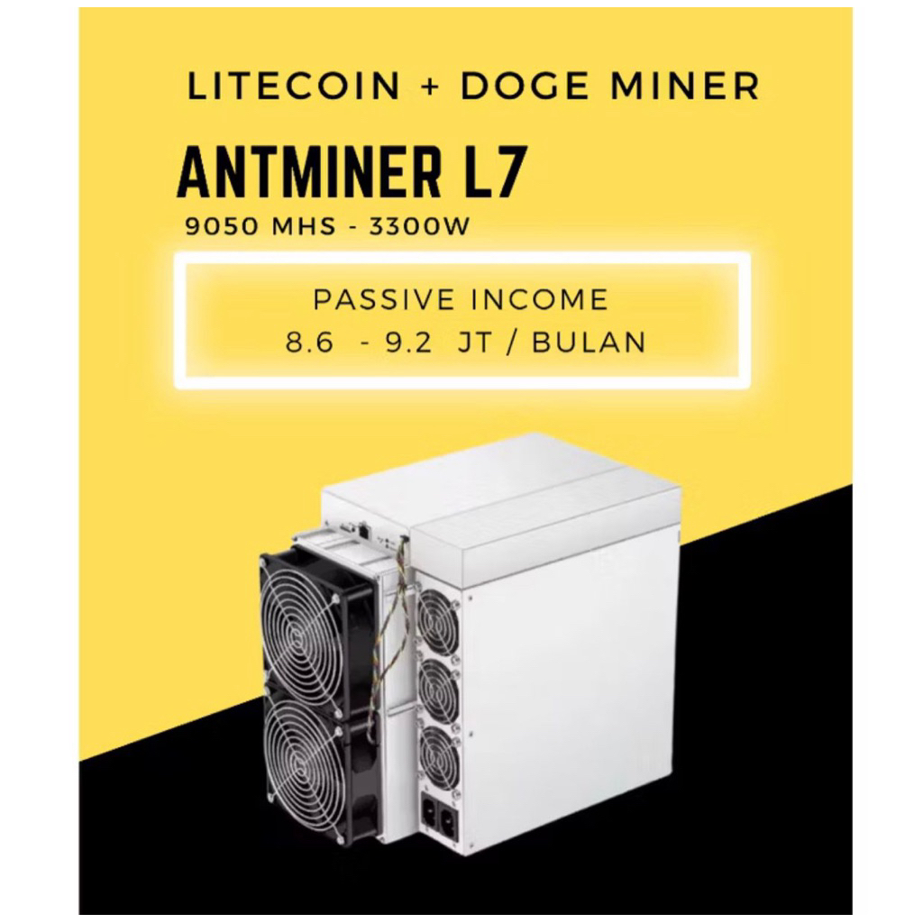 Bitmain Antminer L7 (9.05 Ghs ) Doge Ltc Miner