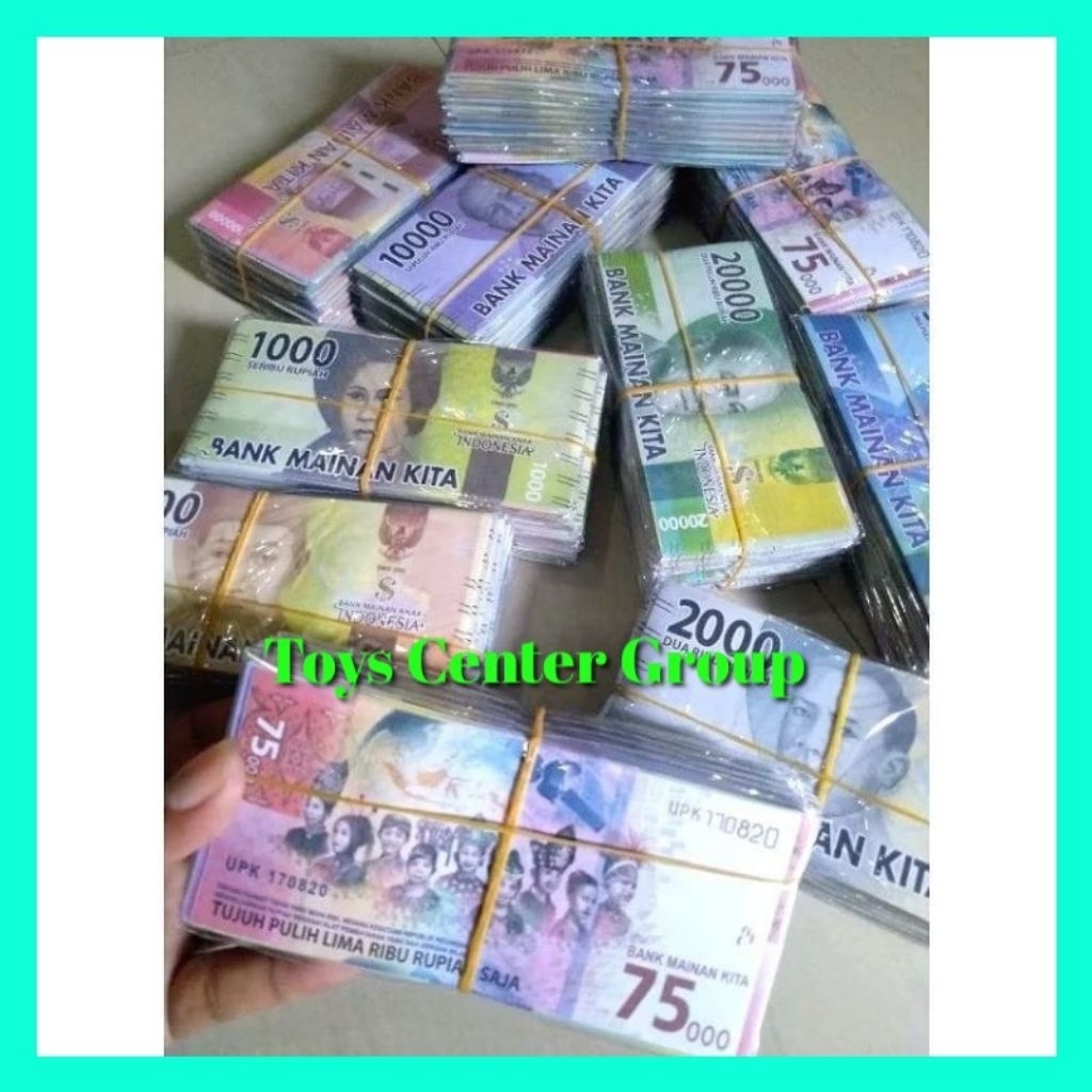 1ikat Mainan Duitan Gambar Pahlawan isi -+300pcs