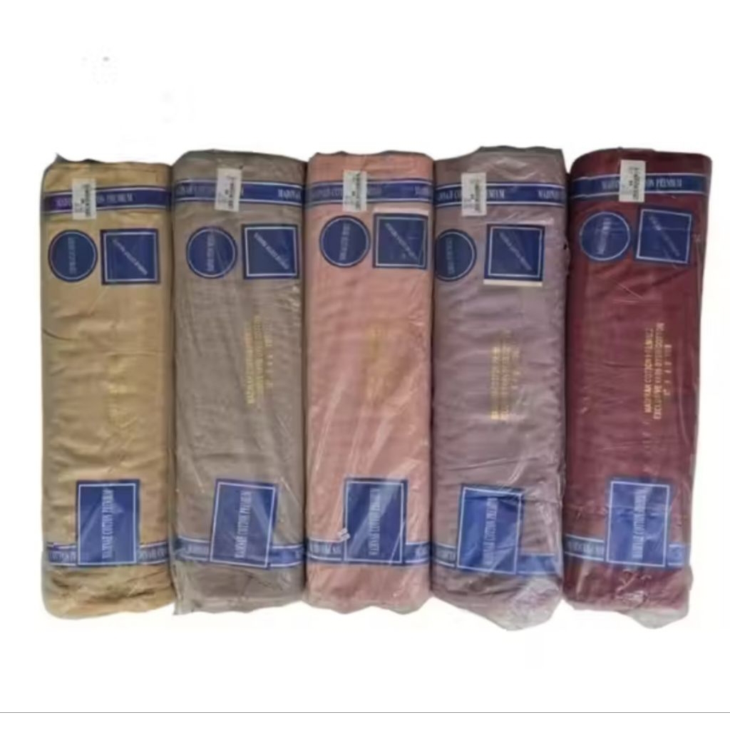 1 meter polos bahan kain katun madinah premium lebar 150 cm