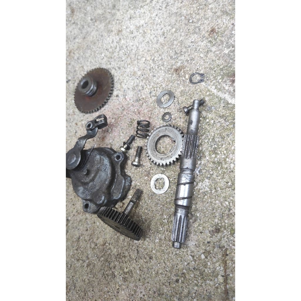 Pompa oli vespa excel set.